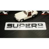 Skoda Superb Bagaj Krom ABS 3M 3D Yazı Logo Amblem - 3
