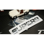 Skoda Superb Bagaj Krom ABS 3M 3D Yazı Logo Amblem - 8