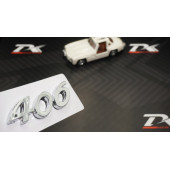 Peugeot 406 Bagaj 3M 3D Krom ABS Logo Amblem - 1