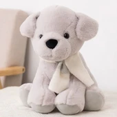 Kubo Hayvan Serisi Peluş Oyuncak - Gri 25cm - 10