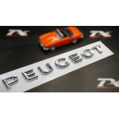 Peugeot Yeni Nesil Bagaj 3M 3D Krom ABS Logo Amblem - 1