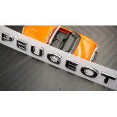 Peugeot Yeni Nesil Bagaj 3M 3D Krom ABS Logo Amblem - 5