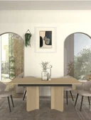 Dekorister Lava Yemek Masası Rota - Antrasit 180cm - 1