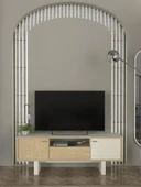 Dekorister Selinos Tv Sehpası Kumtaşı - Rota 150cm - 1