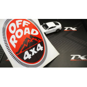 4X4 Off Road Logo Arazi Aracı Kapı Bagaj Sticker - 1