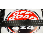 4X4 Off Road Logo Arazi Aracı Kapı Bagaj Sticker - 6