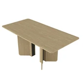 Dekorister Lava Yemek Masası Rota - Antrasit 180cm - 7