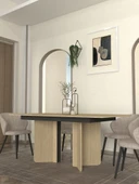 Dekorister Lava Yemek Masası Rota - Antrasit 180cm - 3