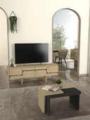 Dekorister Lava Tv Sehpası Rota - Antresit 150cm - 6