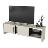 Dekorister Venera Tv Sehpası Kumtaşı - Senkronsiyah 150 cm - 10