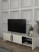 Dekorister Venera Tv Sehpası Kumtaşı - Senkronsiyah 150 cm - 1