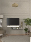 Dekorister Macros Tv Sehpası Beyaz 120 cm thumbnail 2