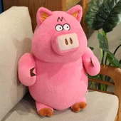 Pembe Domuz Peluş Oyuncak - 60 cm - 10