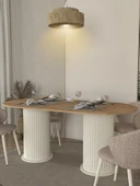 Dekorister Bohema Yemek Masası Aytaşı - Sepet 180cm - 1