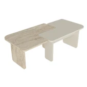 Dekorister Sevilla Orta Sehpa Kumtaşı - Traverten thumbnail 7