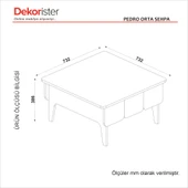 Dekorister Pedro Orta Sehpa Antrasit - Rota - 8