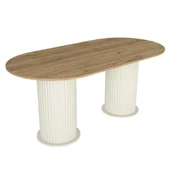 Dekorister Bohema Yemek Masası Aytaşı - Sepet 180cm - 5
