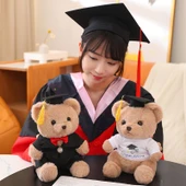 Çilek Aşkı Peluş Oyuncak Ayı - Deve Tüyü Takım Elbiseli 23cm - 7