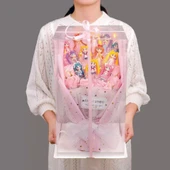 Sailor Moon Peluş Oyuncak - Pembe 6 Savaşçı 5 Çiçek El Çantası 25*35 - 5
