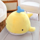 Sevimli Balina Peluş Oyuncak - Gökkuşağı, 50cm - 5