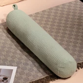 Puf Polar Silindir Uzun Yastık - Yeşil 100cm - 1