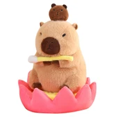 Lotus Kapibara Peluş Oyuncak - Lotus ve Kapibara Büyük Boy - 12