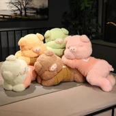 Sevimli Domuz Peluş Oyuncak - Beyaz - 100cm - 5
