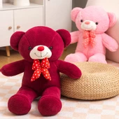 Pembe Peluş Oyuncak Ayı - 110 cm - 6