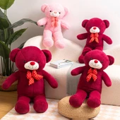 Pembe Peluş Oyuncak Ayı - 110 cm - 7