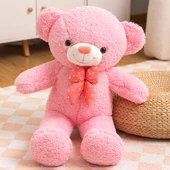 Pembe Peluş Oyuncak Ayı - 110 cm - 4