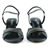 Erkan Saçmacı Roseline Exclusive Siyah Saten Önü Arkası Açık Taşlı Çapraz Bantlı Abiye Ayakkabı thumbnail 4