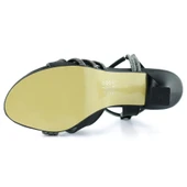 Erkan Saçmacı Roseline Exclusive Siyah Saten Önü Arkası Açık Taşlı Çapraz Bantlı Abiye Ayakkabı thumbnail 6