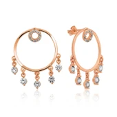 925 Ayar Gümüş Halka Küpe thumbnail 1