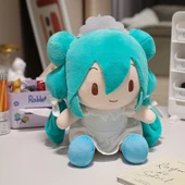 Hatsune Miku Anime Peluş Oyuncak Bebek - Klasik Gök Mavisi, 25cm - 7