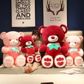 Çilek Ayı Peluş Oyuncak - Pembe 100cm - 8