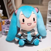 Hatsune Miku Anime Peluş Oyuncak Bebek - Klasik Gök Mavisi, 25cm - 4