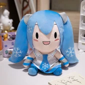 Hatsune Miku Anime Peluş Oyuncak Bebek - Klasik Gök Mavisi, 25cm - 5