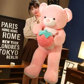 Çilek Ayı Peluş Oyuncak - Pembe 100cm - 7