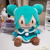Hatsune Miku Anime Peluş Oyuncak Bebek - Klasik Gök Mavisi, 25cm - 8