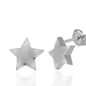 Gümüş Yıldız Çivili Kadın Küpe thumbnail 2