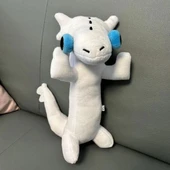 Dans Eden Dişsiz Ejderha Peluş Oyuncak - Beyaz 25cm - 6