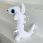 Dans Eden Dişsiz Ejderha Peluş Oyuncak - Beyaz 25cm - 1
