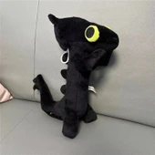 Dans Eden Dişsiz Ejderha Peluş Oyuncak - Beyaz 25cm - 9