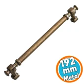 Mobilya Mutfak Çekmece Dolap Kulpu Kulbu Kulpları Eskitme Antik Sarı Düz Metal 192 mm 19.2 cm thumbnail 1