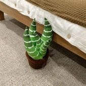 Büyük Saksı Bitki Peluş Oyuncak - Aloe Vera - 20x43cm - 1