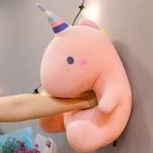 Pembe Şeker Dinozor Peluş Oyuncak - 50cm thumbnail 12