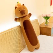 Kapibara Peluş Yastık - Kahverengi 110cm - 1