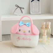 Çizgi Film Peluş Makyaj Çantası - Pochacco - 22x20x12cm - 7