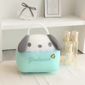 Çizgi Film Peluş Makyaj Çantası - Pochacco - 22x20x12cm - 4