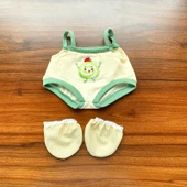40cm Bebek için Armut Çorap ve Üst Peluş Kıyafet Seti - 1